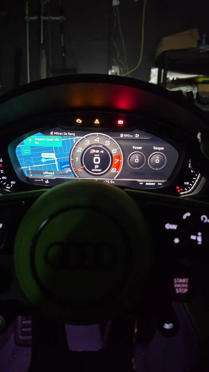 Audi CarPlay in Cluster MOD - Elite Car Coding